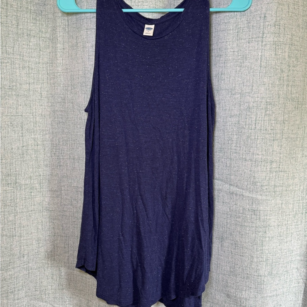Old Navy Blue Sleeveless Tank Top